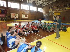 Coaching from a professional basketball player.